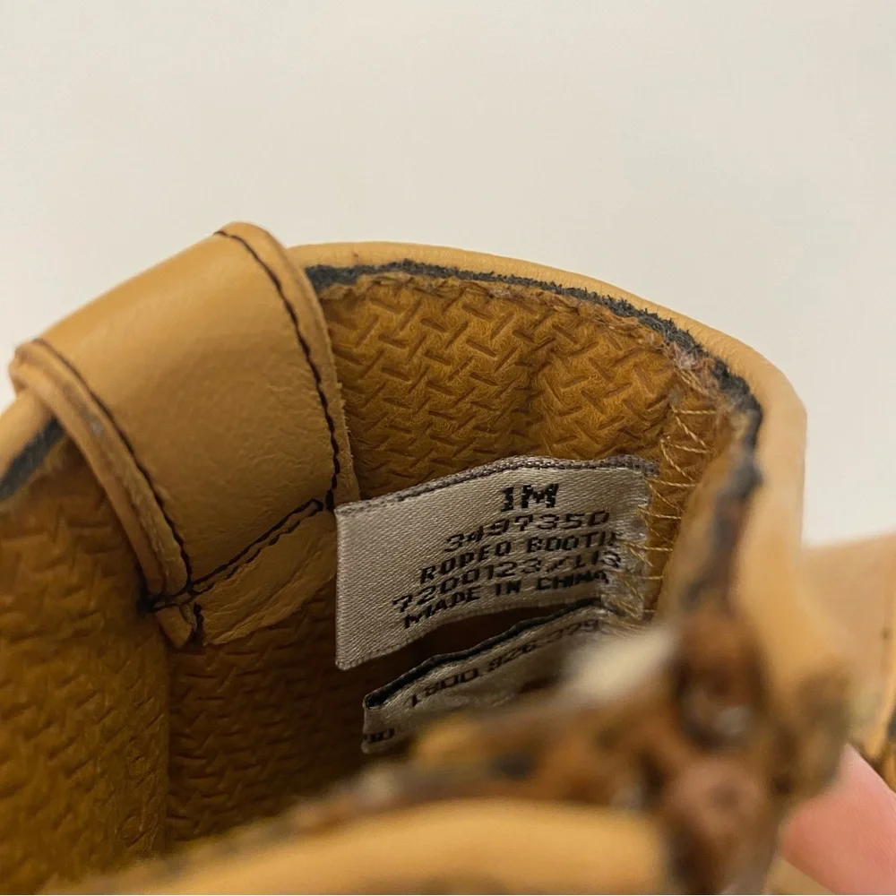 Frye || Infant Leather Rodeo Bootie Brown Tan Size 1_5
